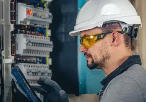electrical maintenance worker